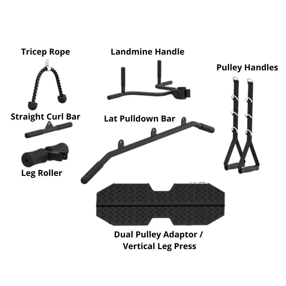 CORTEX SM-25 6-in-1 Power Rack with Smith & Cable Machine   BN-6 Bench   130kg Olympic Weight Plate & Barbell Package