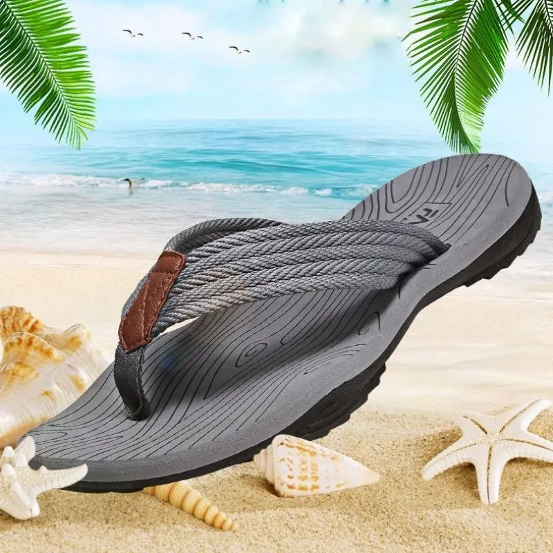 Cuzcare Summer Orthopedic Sandals Women Light Arch Support Flip-flops Rubber Sole