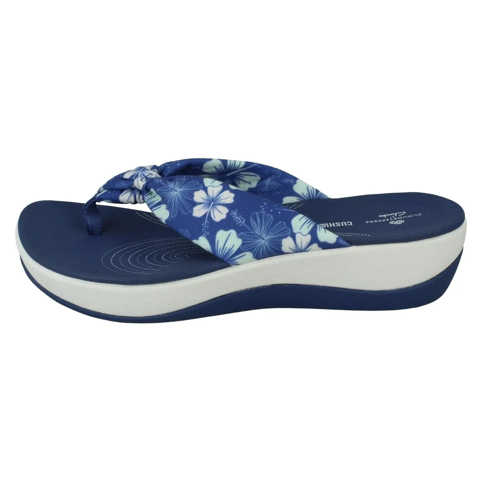 Cuzcare Women Best Flip-Flops Floral Memory Foam Beach Sandals