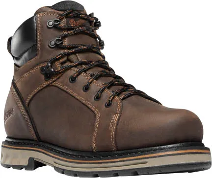 'Danner' Men's 6" Steel Yard EH Steel Toe - Brown