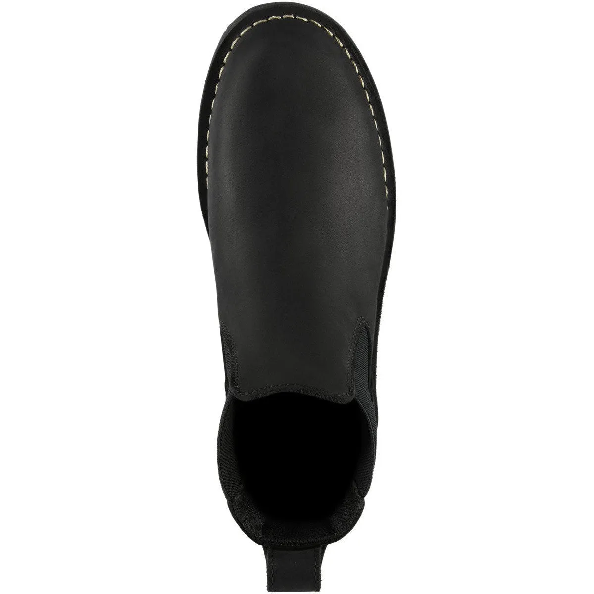 Danner Women's Bull Run 5" Plain Toe Chelsea Work Boot -Black- 15485