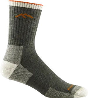 Darn Tough Men's Hiker Micro Crew Midweight Hiking Sock 1466 - Olive