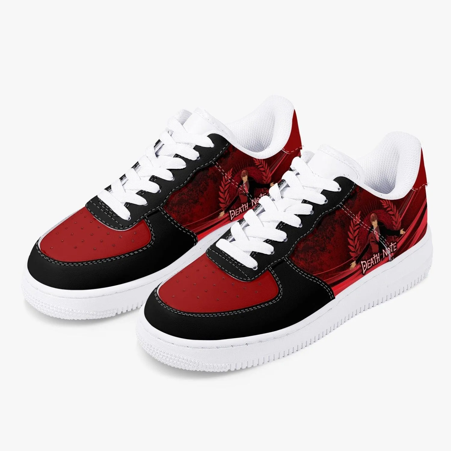 Death Note Light Yagami Red AF1 Anime Shoes
