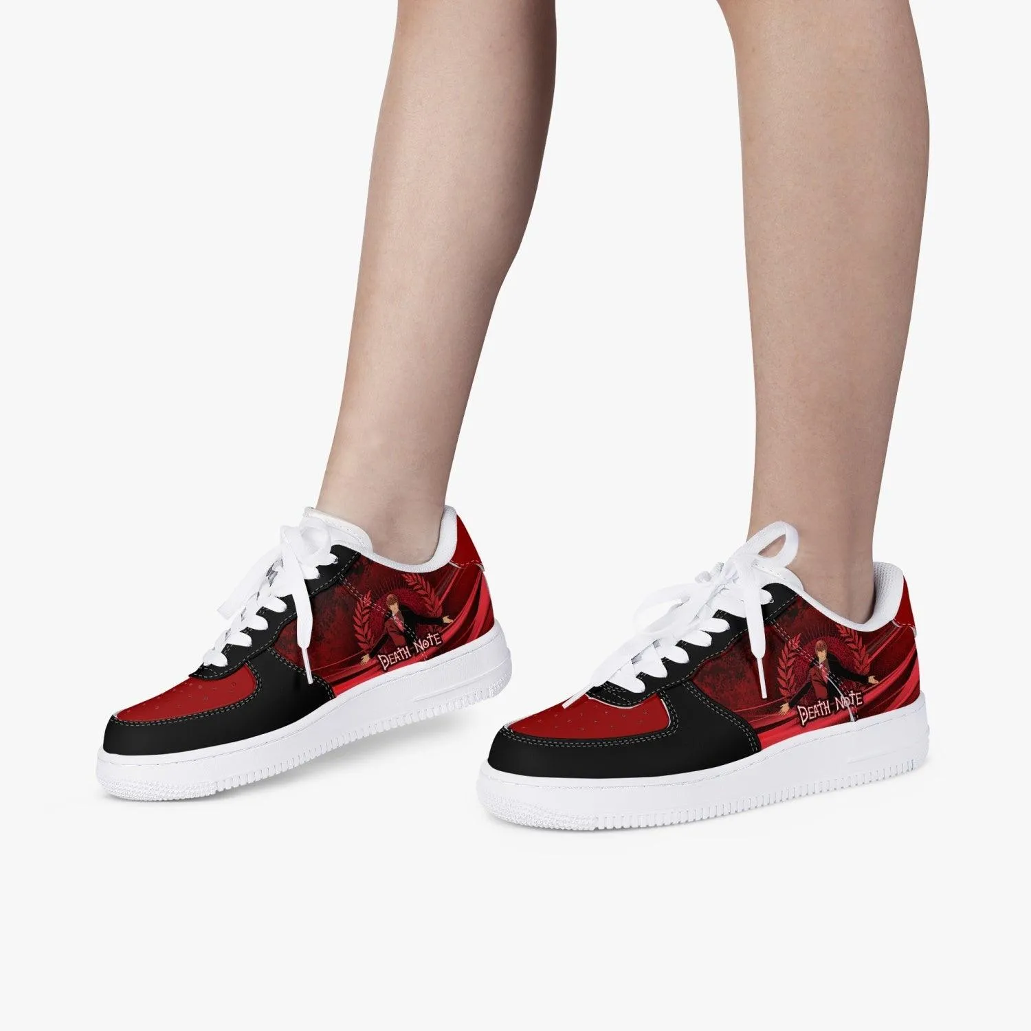 Death Note Light Yagami Red AF1 Anime Shoes