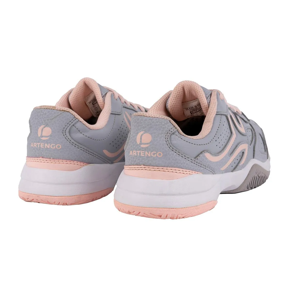Decathlon Artengo Tennis Sport Shoes Leather Grey Colour For Kids