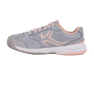 Decathlon Artengo Tennis Sport Shoes Leather Grey Colour For Kids