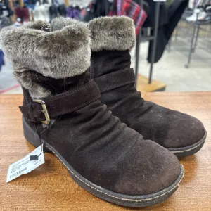 Denver Hayes- women's ankle boot winter - MSRP 130: Brown -women-8