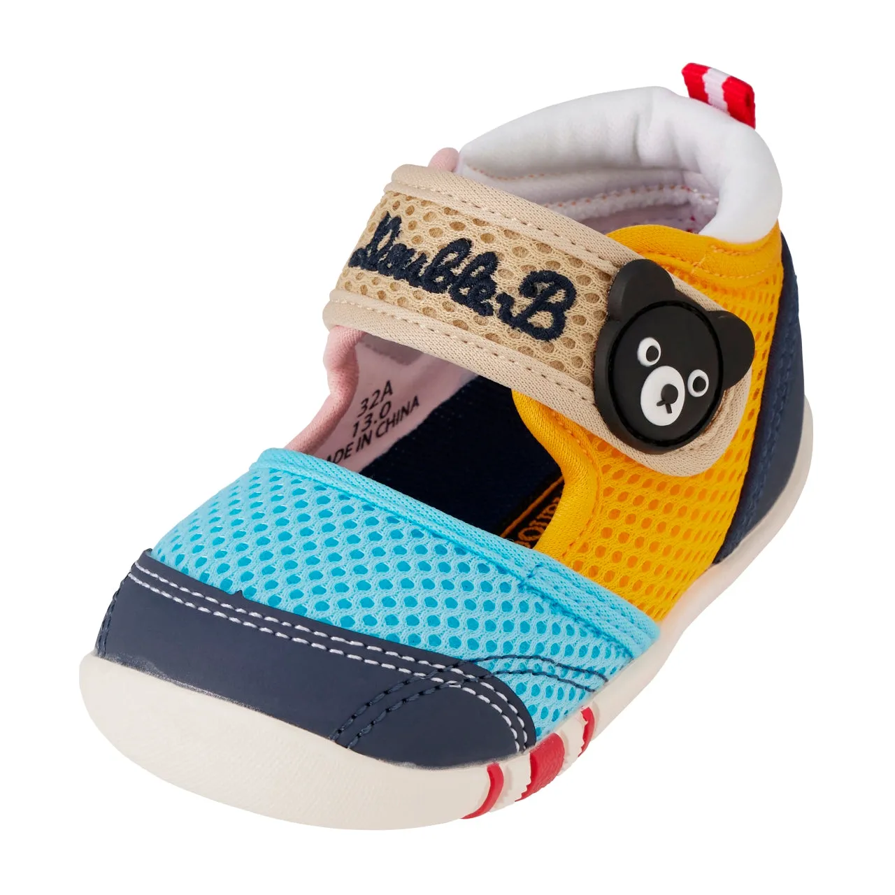 Double Russell Mesh First Walker Shoes