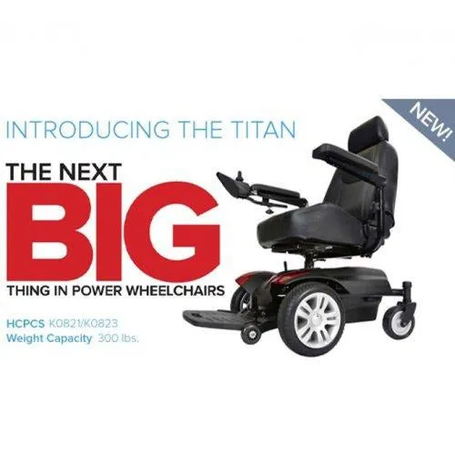 Drive Medical Titan Front-Wheel Electric Power Chair