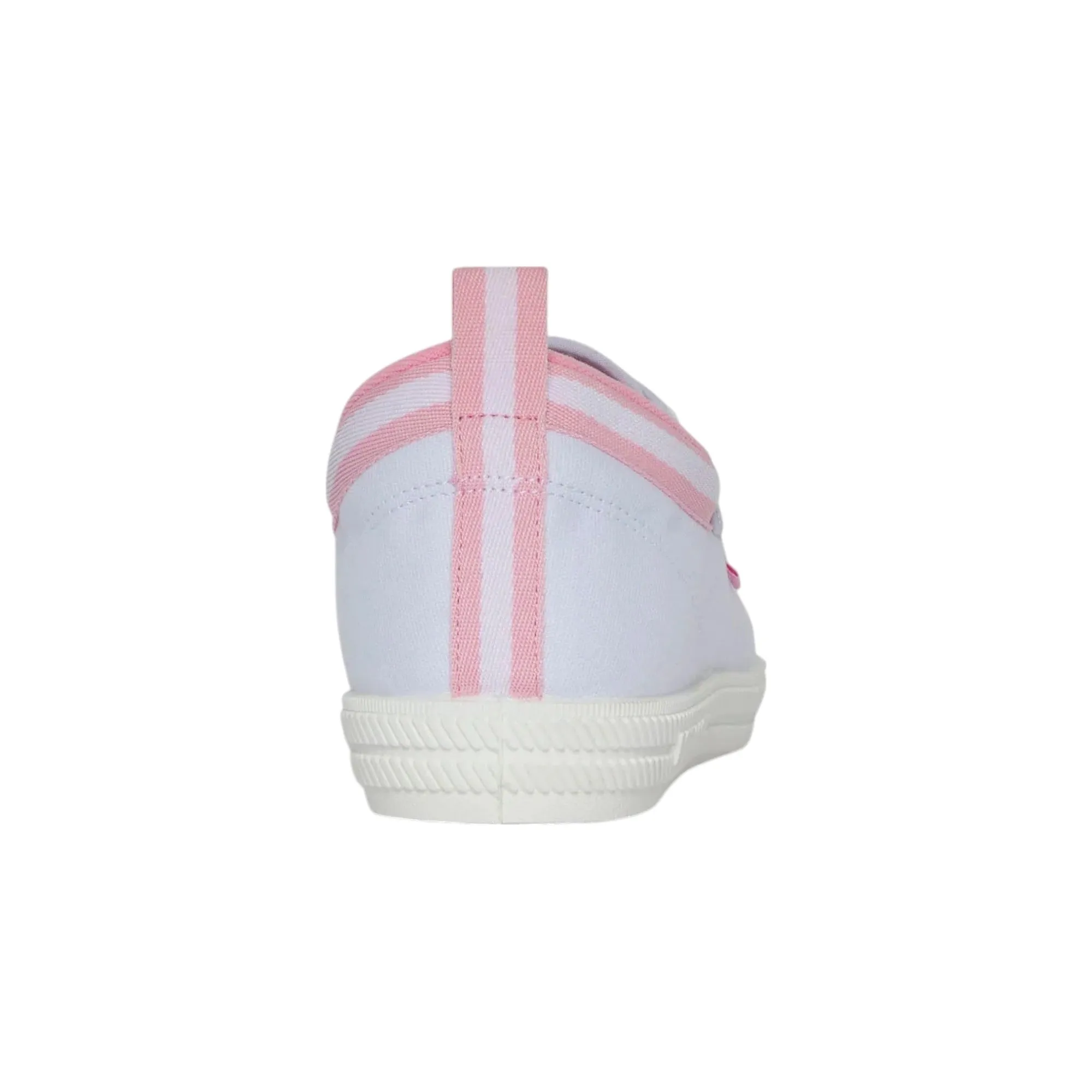 Dunlop Volleys Womens International Low Canvas Casual Shoes Lace White Pink