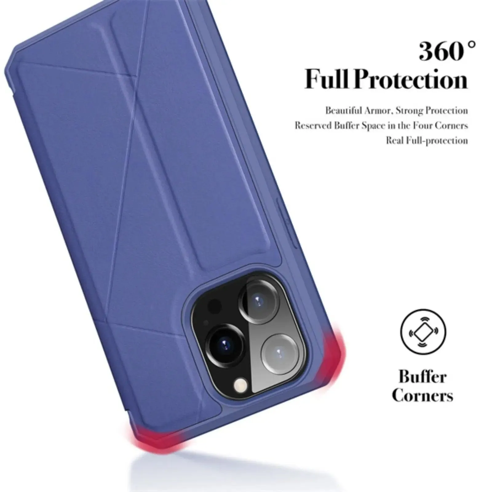 Dux Ducis Skin-x Series Magnetic Flip Case Cover For Iphone 13 Pro-black