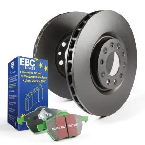 EBC Brakes S11KF1548 S11 Kits Greenstuff 2000 and RK Rotors; Incl. PN[DP2711/RK356];
