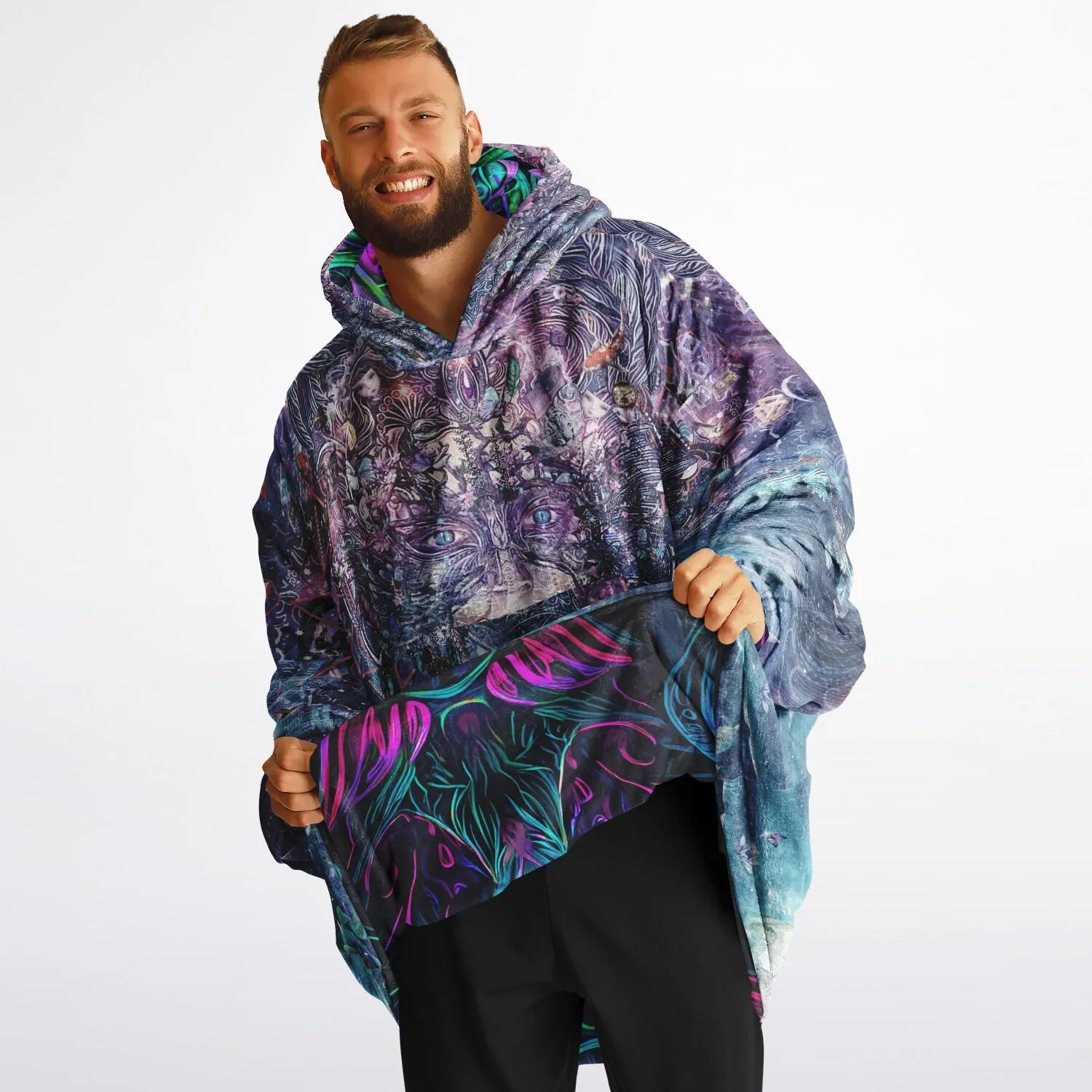 ELEVATED VIBE Reversible Snug Hoodie - CAMERON GRAY