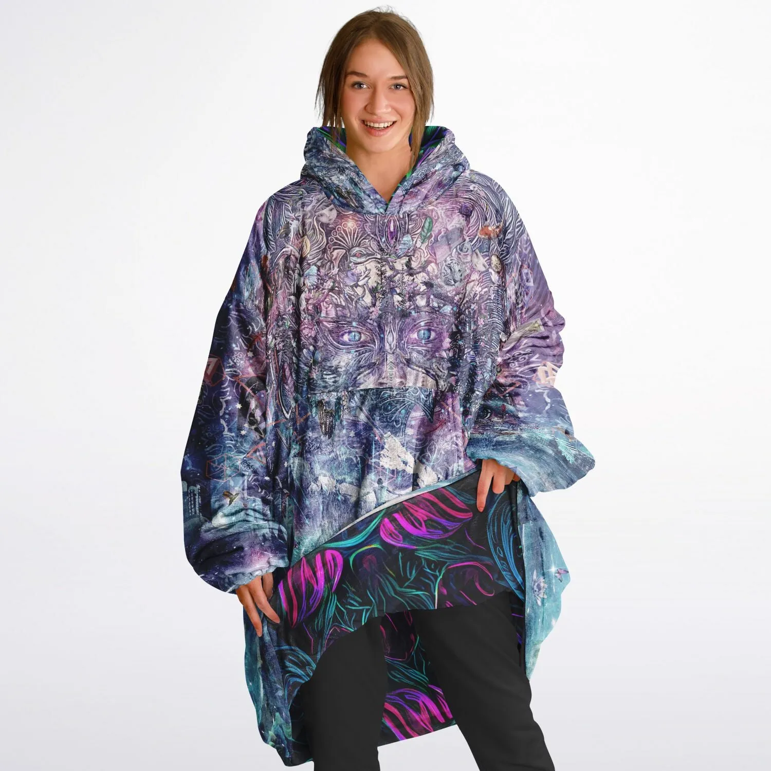 ELEVATED VIBE Reversible Snug Hoodie - CAMERON GRAY