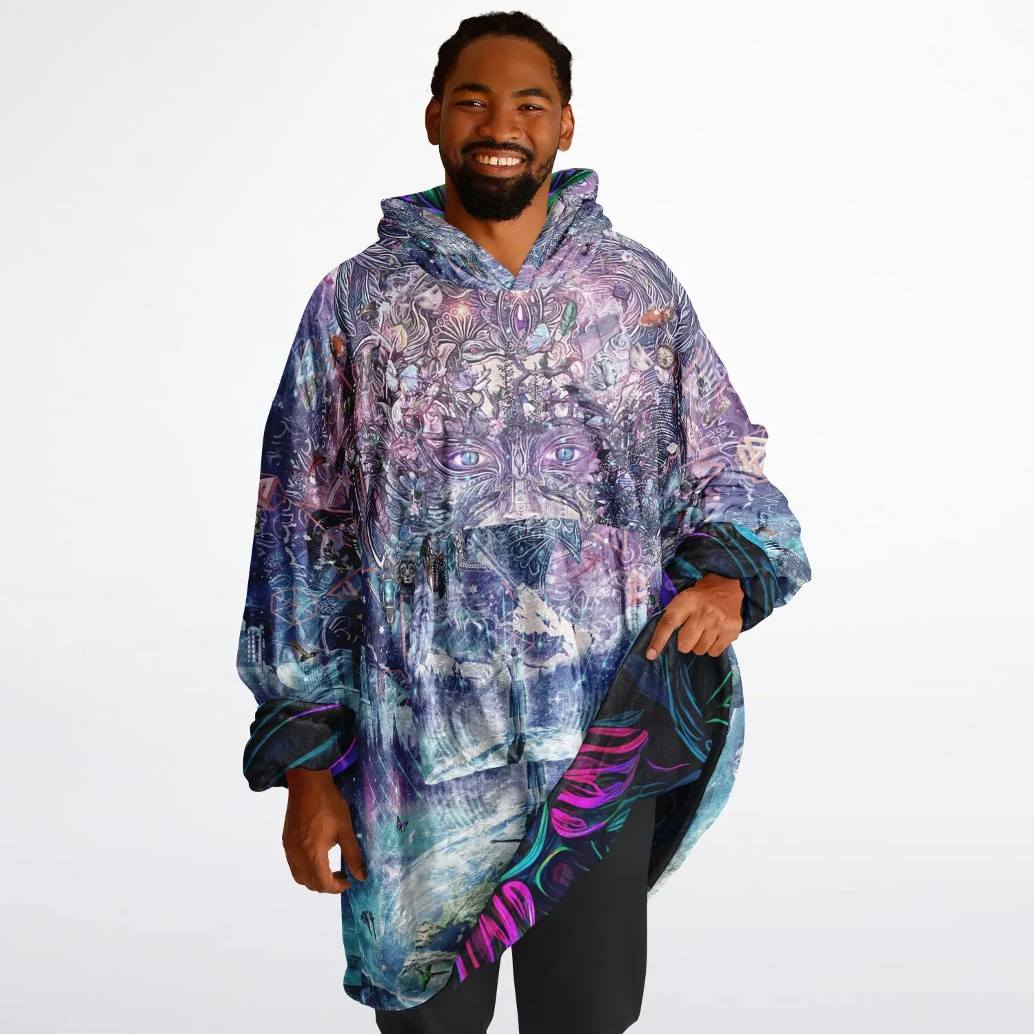 ELEVATED VIBE Reversible Snug Hoodie - CAMERON GRAY
