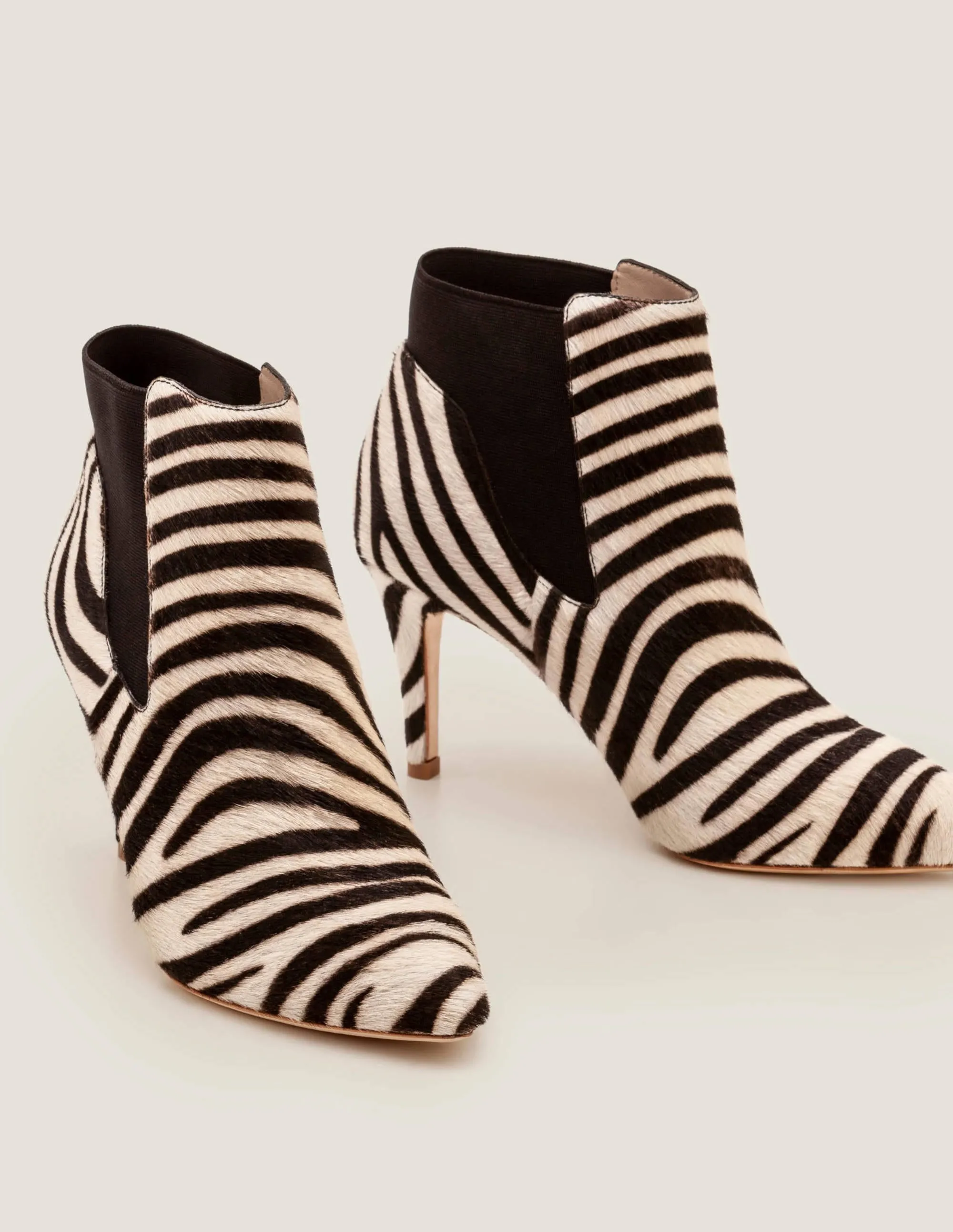 Elsworth Ankle Boots-Zebra