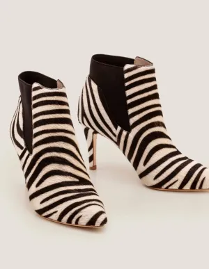 Elsworth Ankle Boots-Zebra