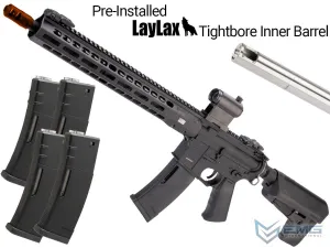 EMG / KRYTAC / BARRET Firearms REC7 DI AR15 AEG Airsoft Rifle 350 FPS Siege Package