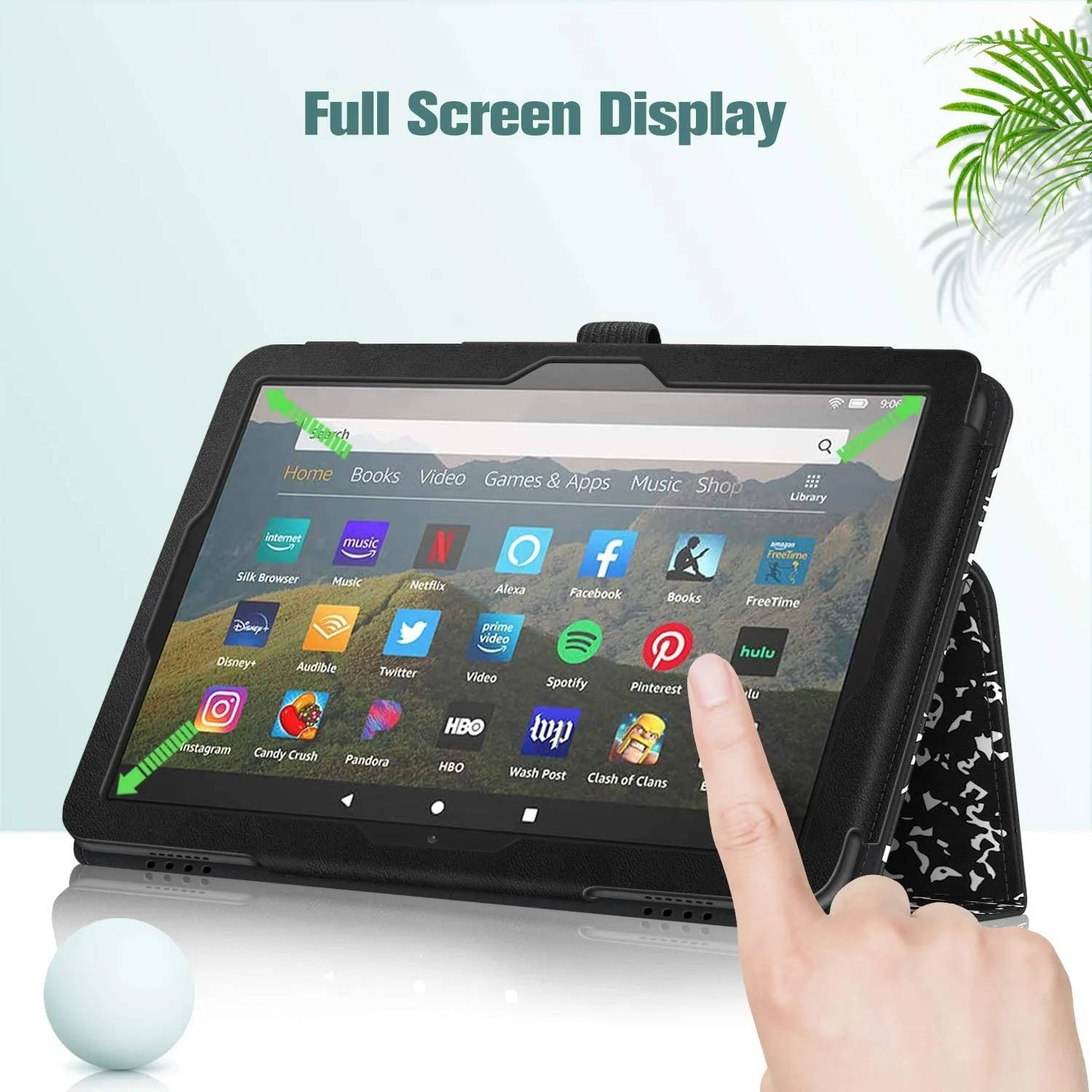 Fire HD 8 / Fire HD 8 Plus (12th/10th Gen, 2024/2022/2020) Folio Case | Fintie