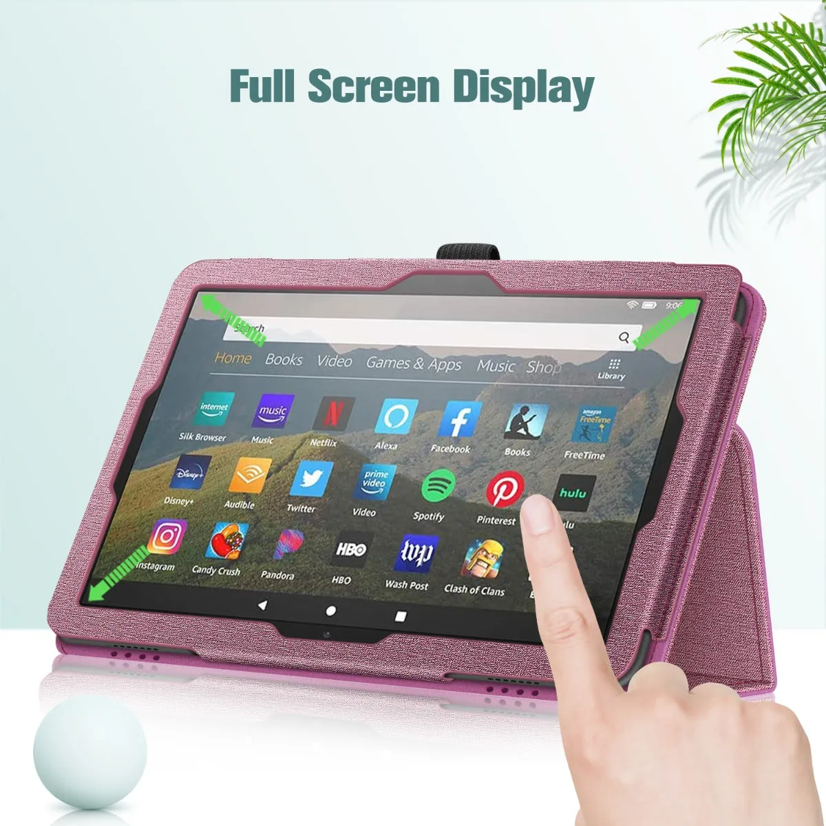 Fire HD 8 / Fire HD 8 Plus (12th/10th Gen, 2024/2022/2020) Folio Case | Fintie