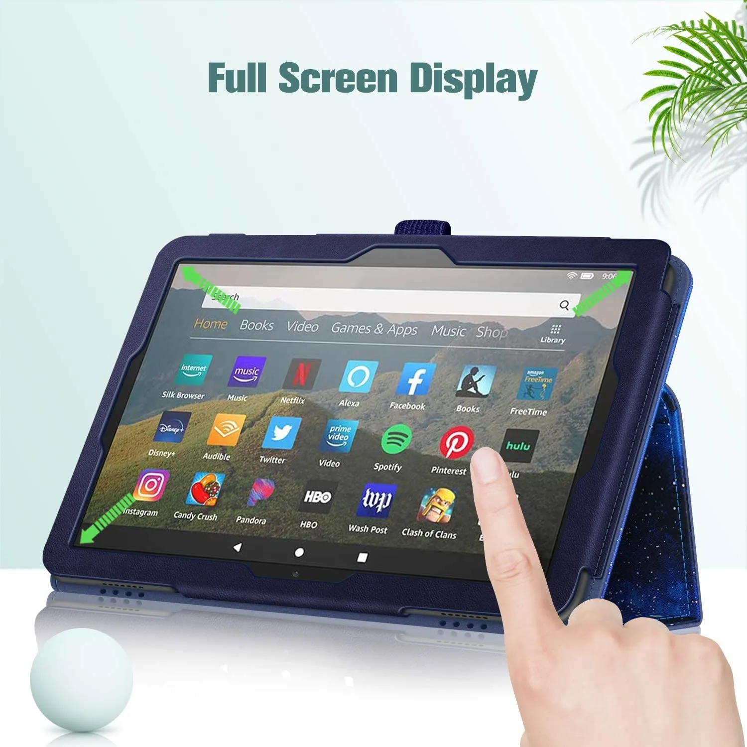 Fire HD 8 / Fire HD 8 Plus (12th/10th Gen, 2024/2022/2020) Folio Case | Fintie