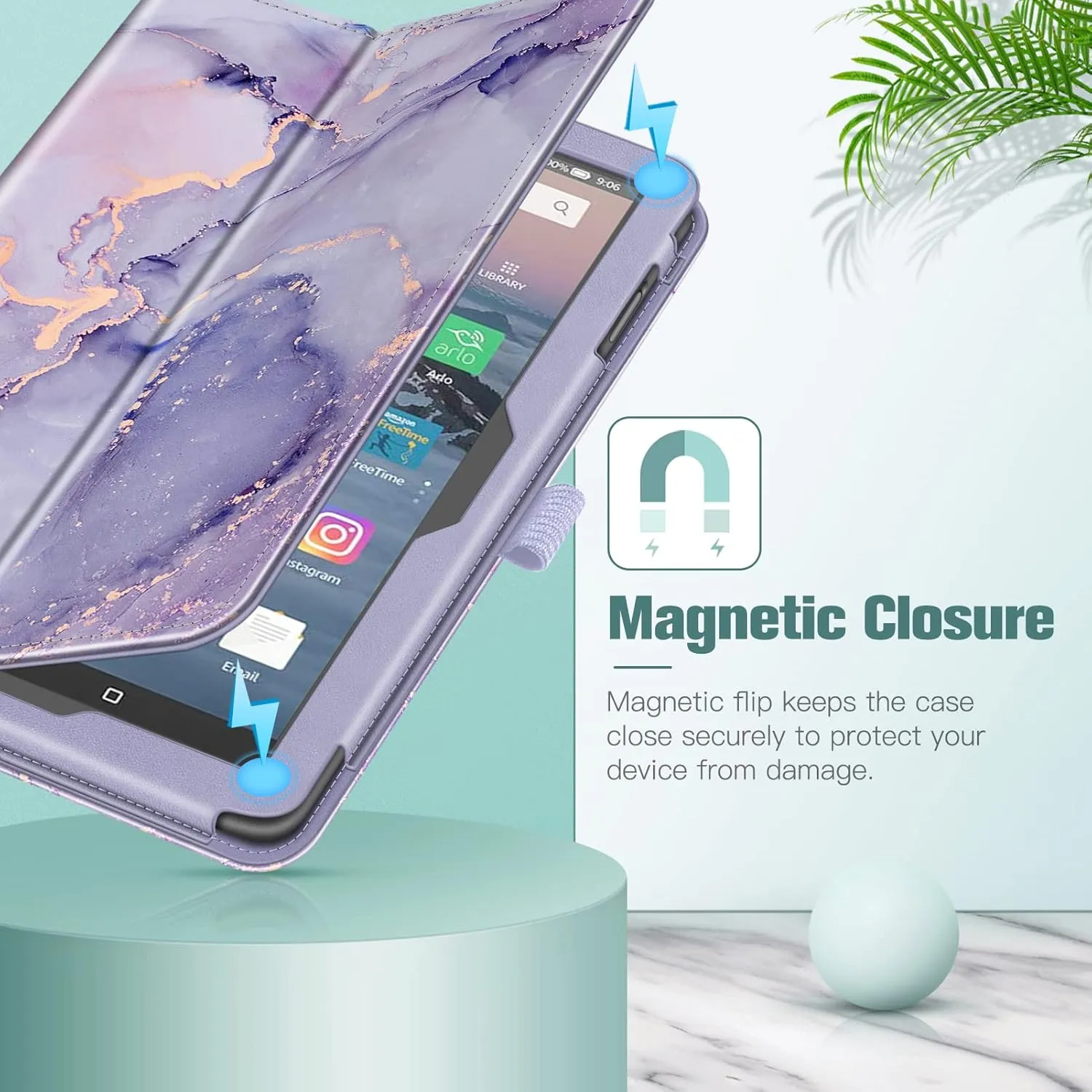 Fire HD 8 / Fire HD 8 Plus (12th/10th Gen, 2024/2022/2020) Folio Case | Fintie