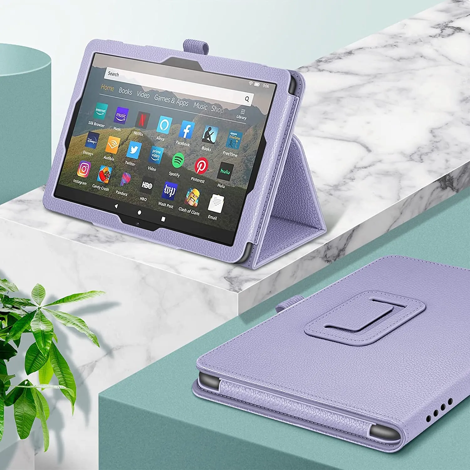 Fire HD 8 / Fire HD 8 Plus (12th/10th Gen, 2024/2022/2020) Folio Case | Fintie