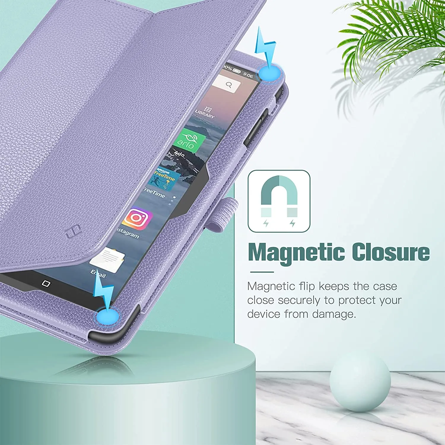 Fire HD 8 / Fire HD 8 Plus (12th/10th Gen, 2024/2022/2020) Folio Case | Fintie