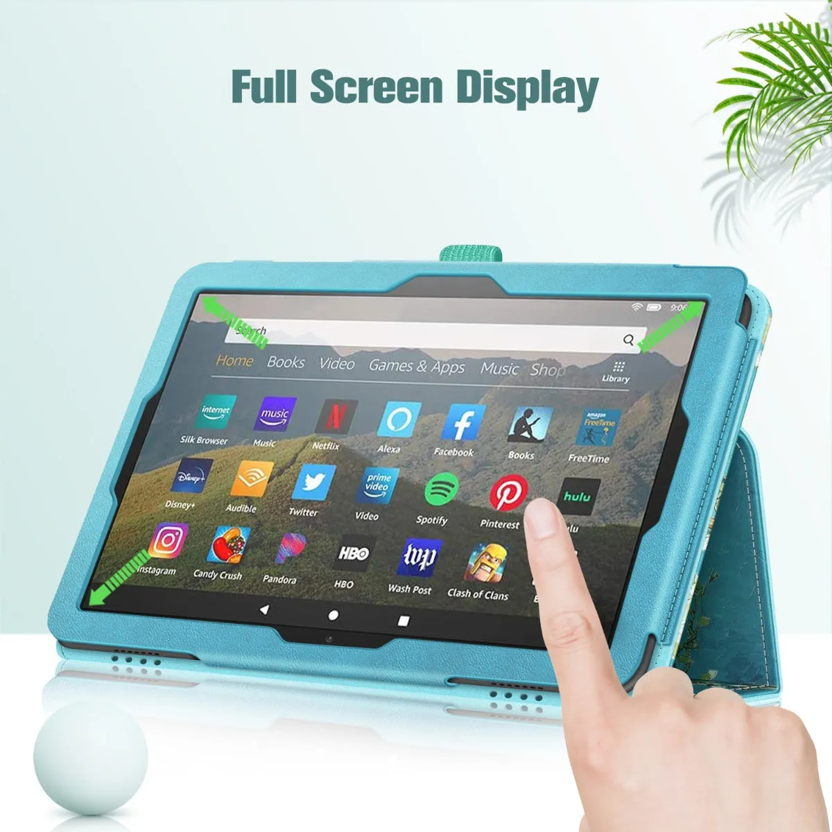 Fire HD 8 / Fire HD 8 Plus (12th/10th Gen, 2024/2022/2020) Folio Case | Fintie