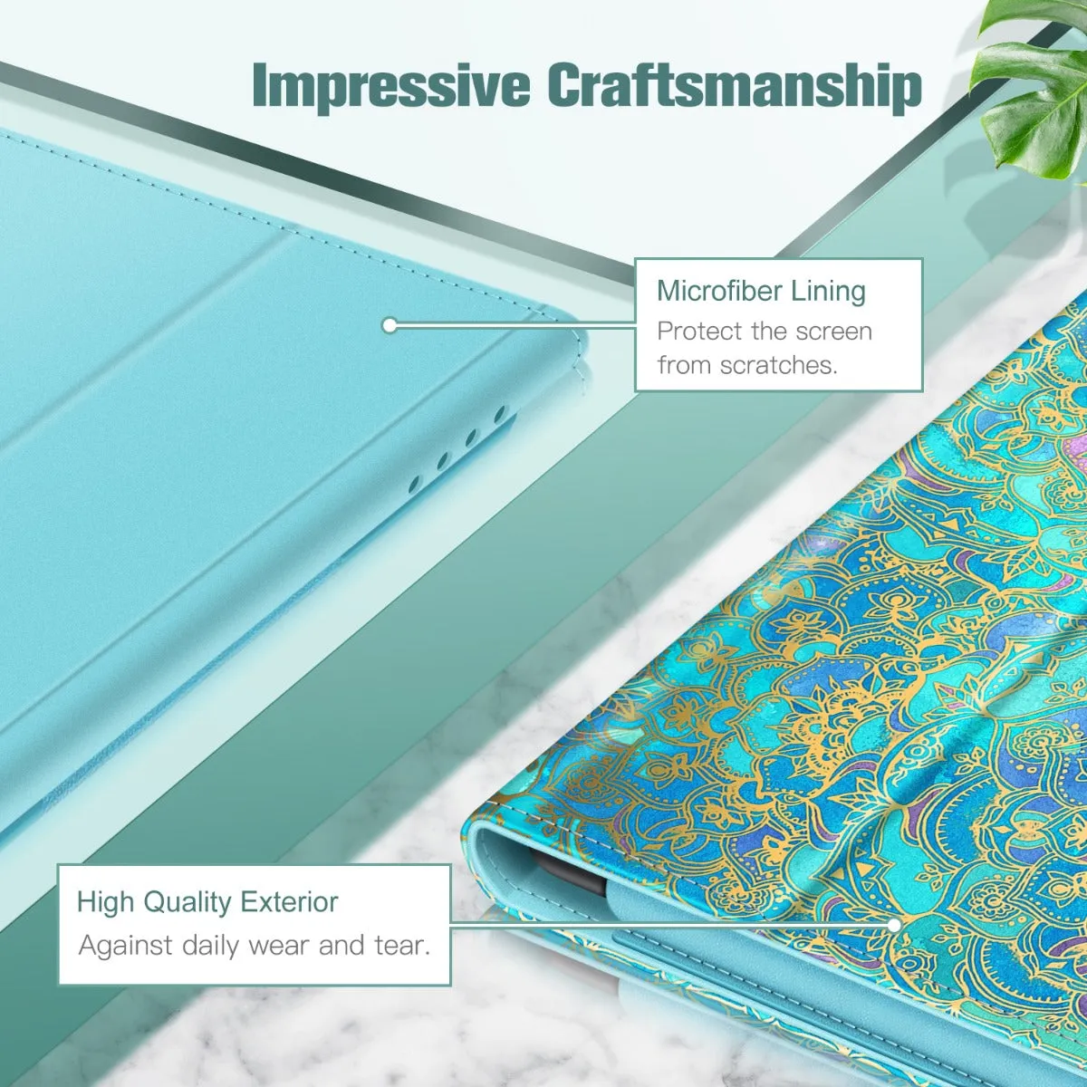 Fire HD 8 / Fire HD 8 Plus (12th/10th Gen, 2024/2022/2020) Folio Case | Fintie