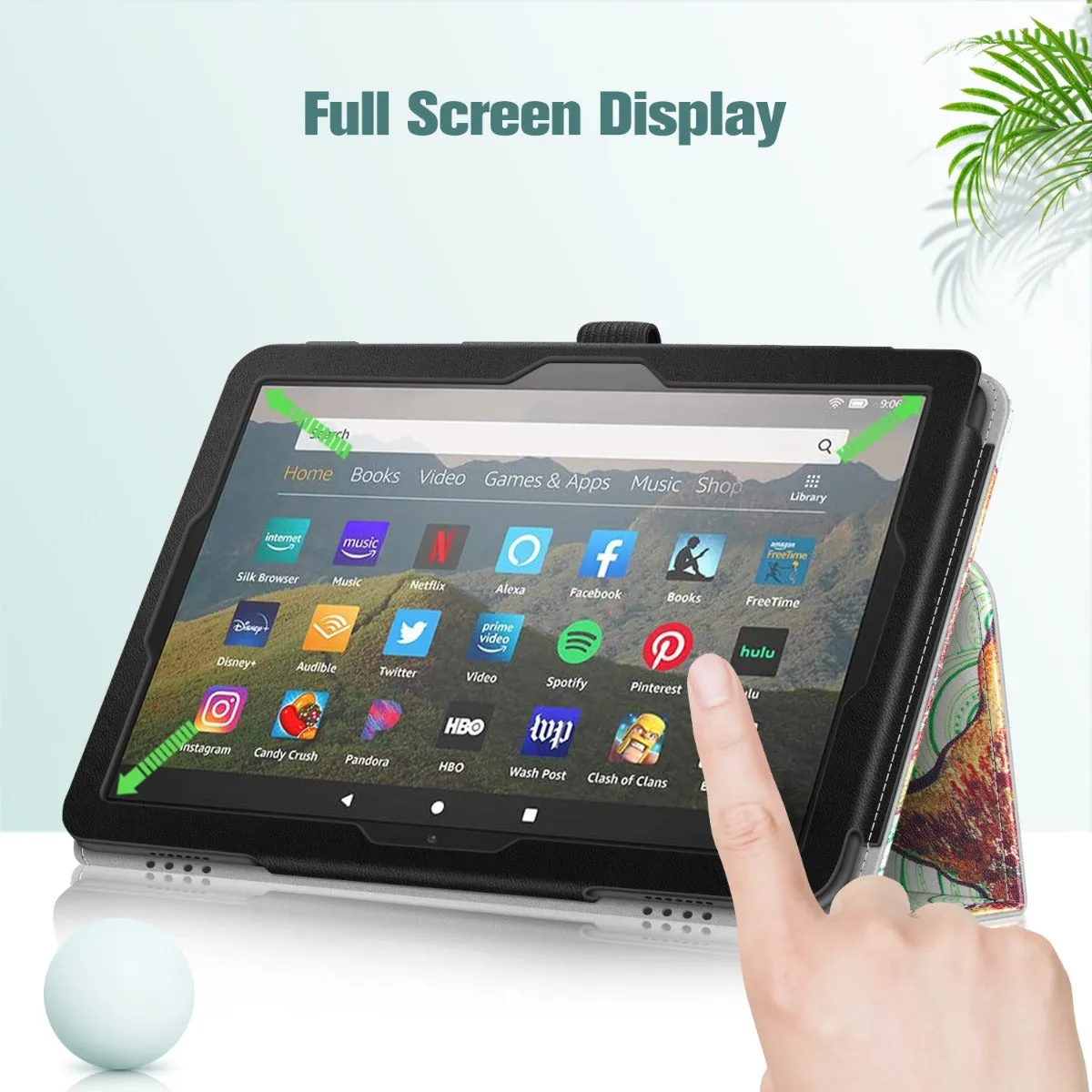 Fire HD 8 / Fire HD 8 Plus (12th/10th Gen, 2024/2022/2020) Folio Case | Fintie