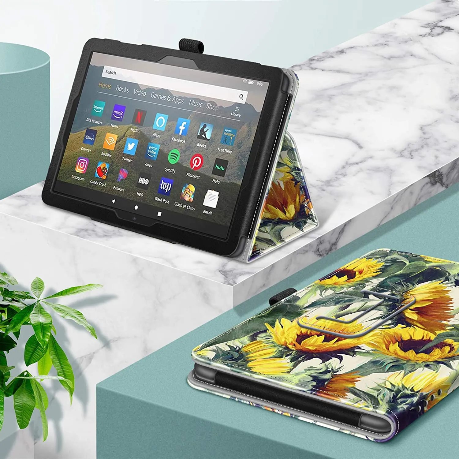 Fire HD 8 / Fire HD 8 Plus (12th/10th Gen, 2024/2022/2020) Folio Case | Fintie