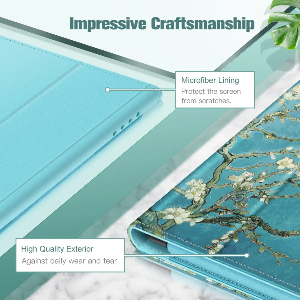 Fire HD 8 / Fire HD 8 Plus (12th/10th Gen, 2024/2022/2020) Folio Case | Fintie