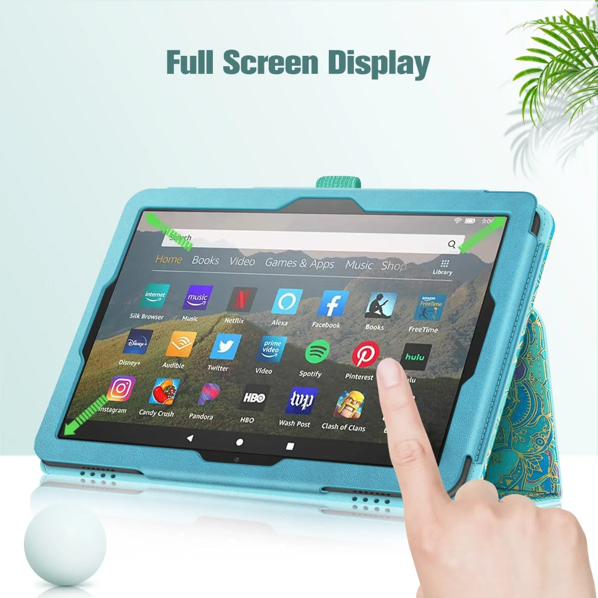 Fire HD 8 / Fire HD 8 Plus (12th/10th Gen, 2024/2022/2020) Folio Case | Fintie