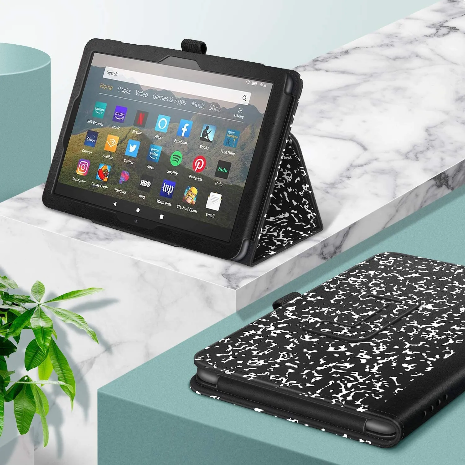 Fire HD 8 / Fire HD 8 Plus (12th/10th Gen, 2024/2022/2020) Folio Case | Fintie