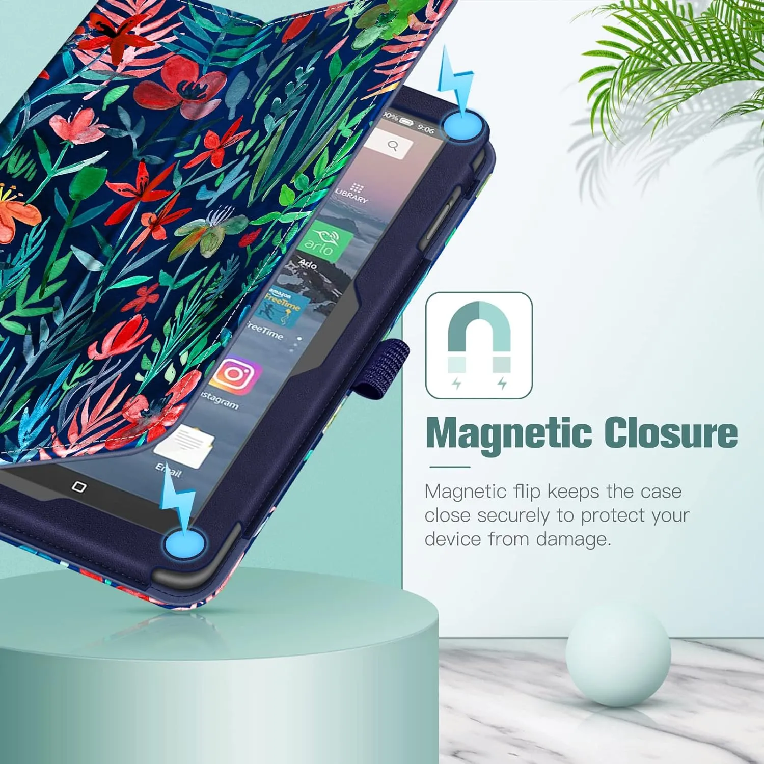 Fire HD 8 / Fire HD 8 Plus (12th/10th Gen, 2024/2022/2020) Folio Case | Fintie