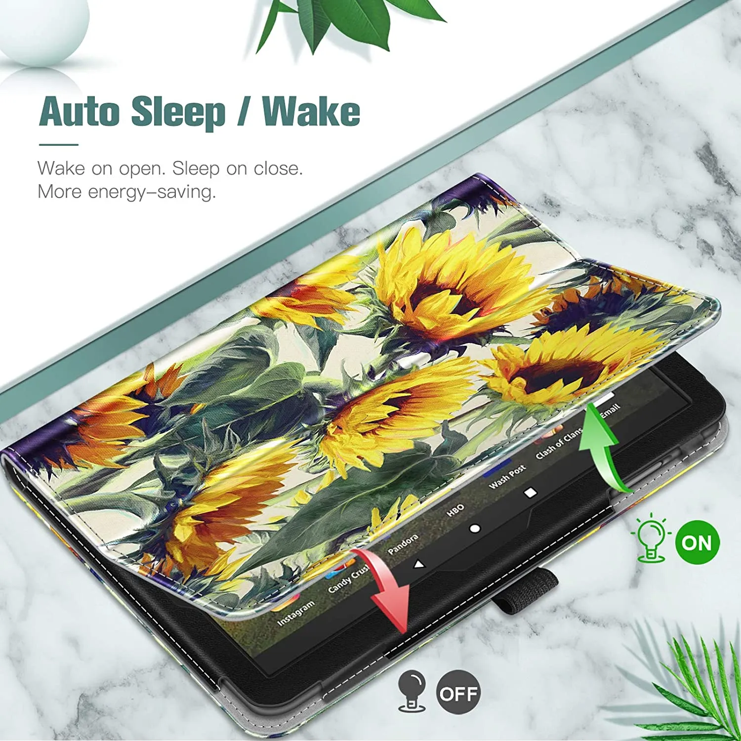 Fire HD 8 / Fire HD 8 Plus (12th/10th Gen, 2024/2022/2020) Folio Case | Fintie