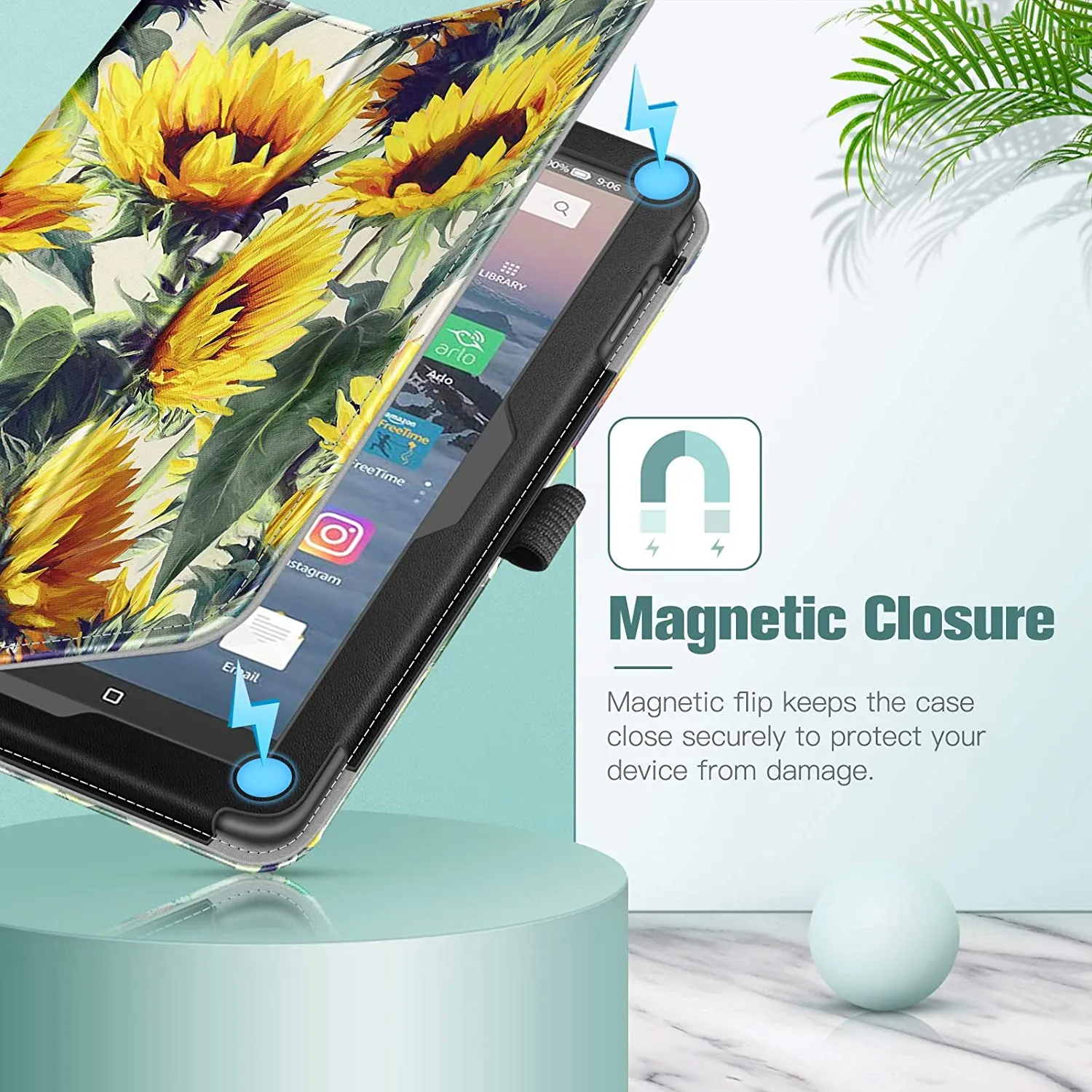 Fire HD 8 / Fire HD 8 Plus (12th/10th Gen, 2024/2022/2020) Folio Case | Fintie