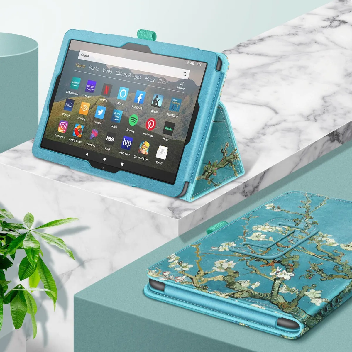 Fire HD 8 / Fire HD 8 Plus (12th/10th Gen, 2024/2022/2020) Folio Case | Fintie
