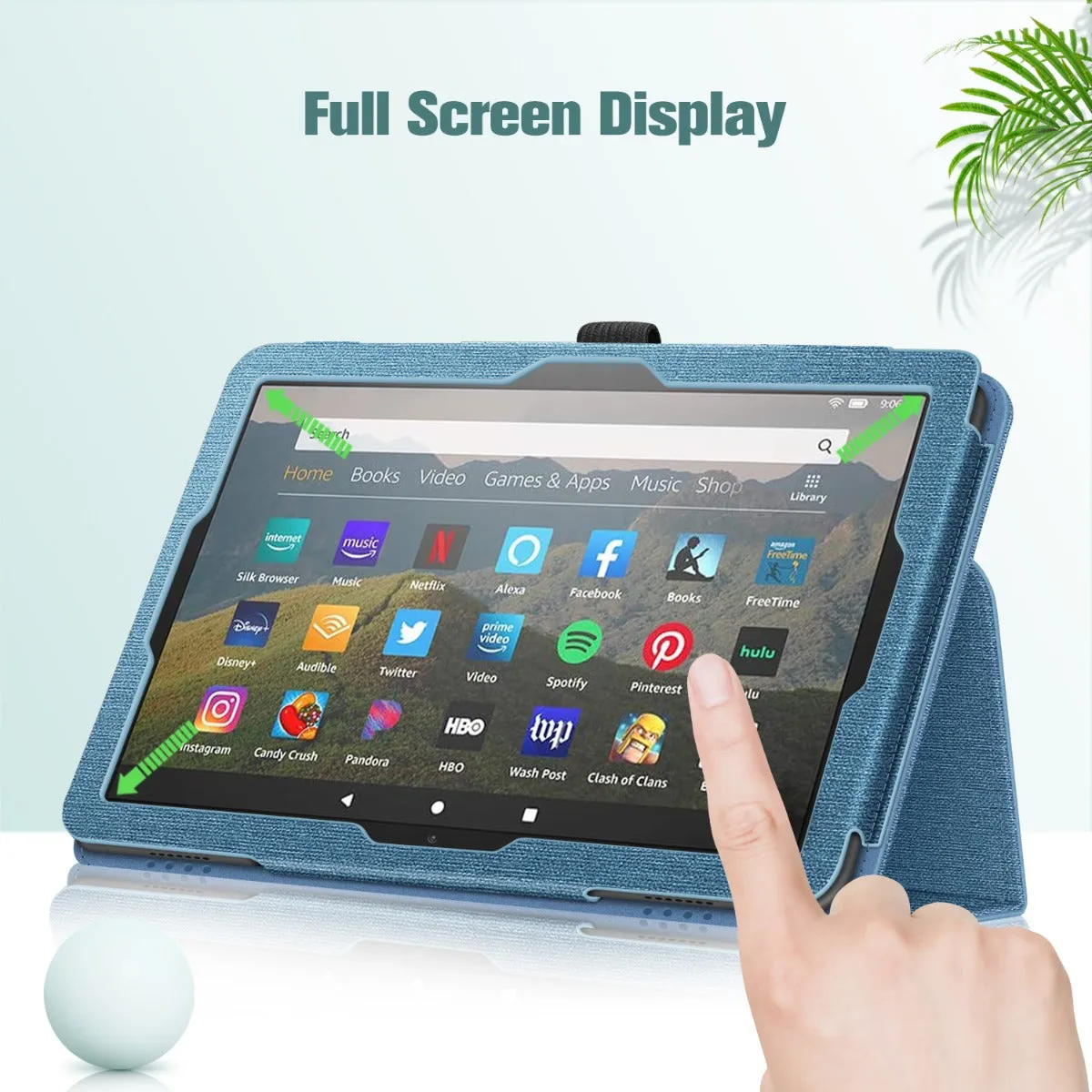 Fire HD 8 / Fire HD 8 Plus (12th/10th Gen, 2024/2022/2020) Folio Case | Fintie