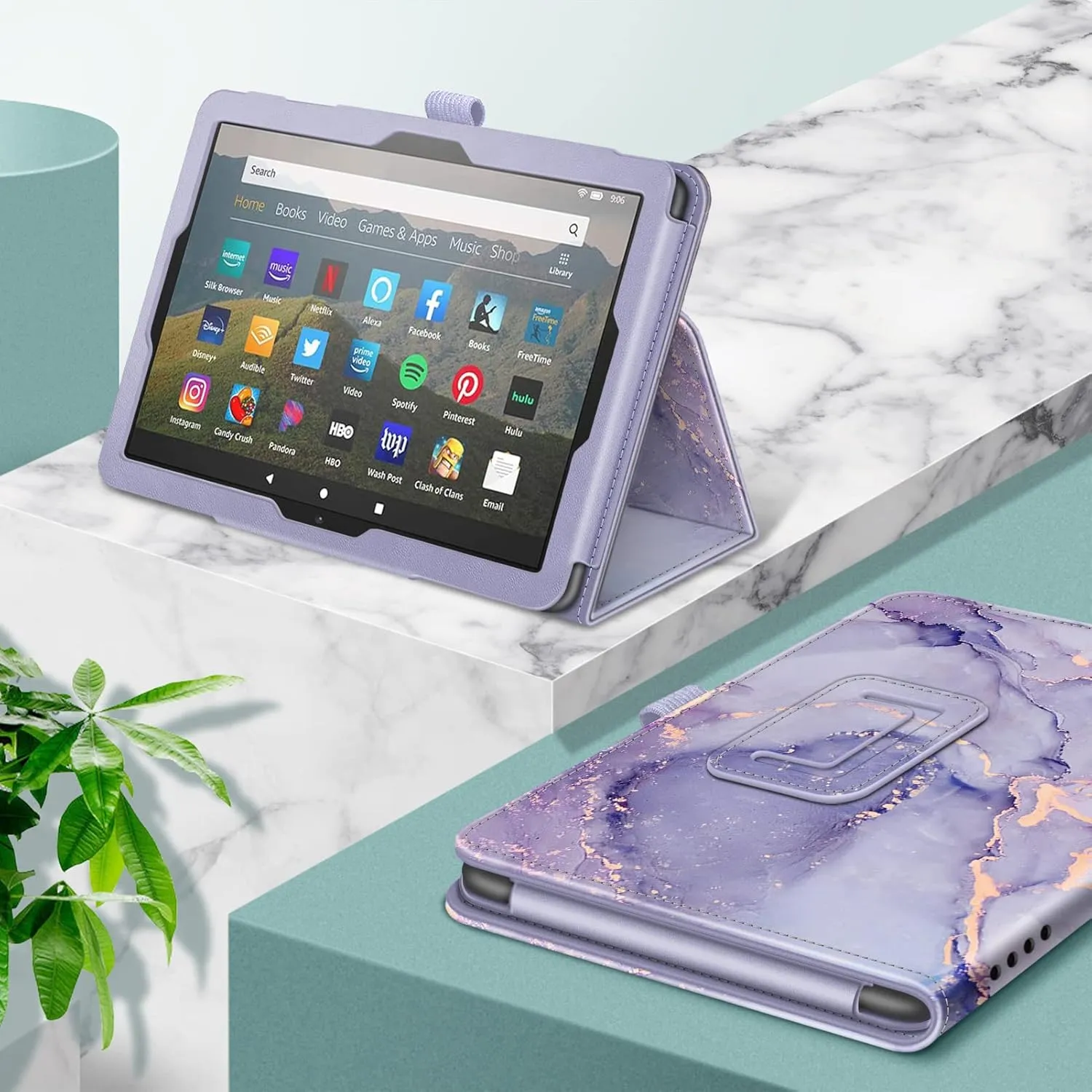 Fire HD 8 / Fire HD 8 Plus (12th/10th Gen, 2024/2022/2020) Folio Case | Fintie