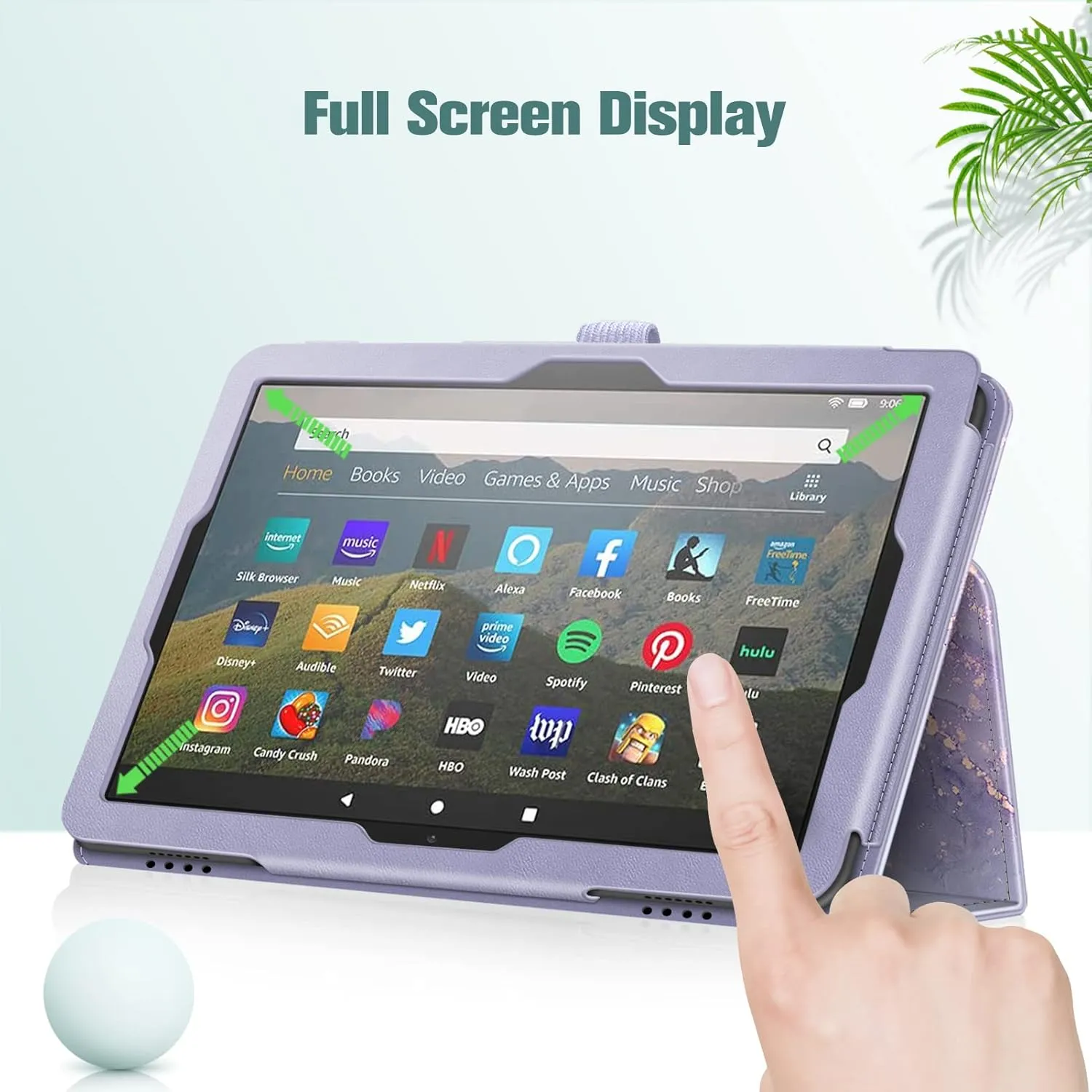 Fire HD 8 / Fire HD 8 Plus (12th/10th Gen, 2024/2022/2020) Folio Case | Fintie