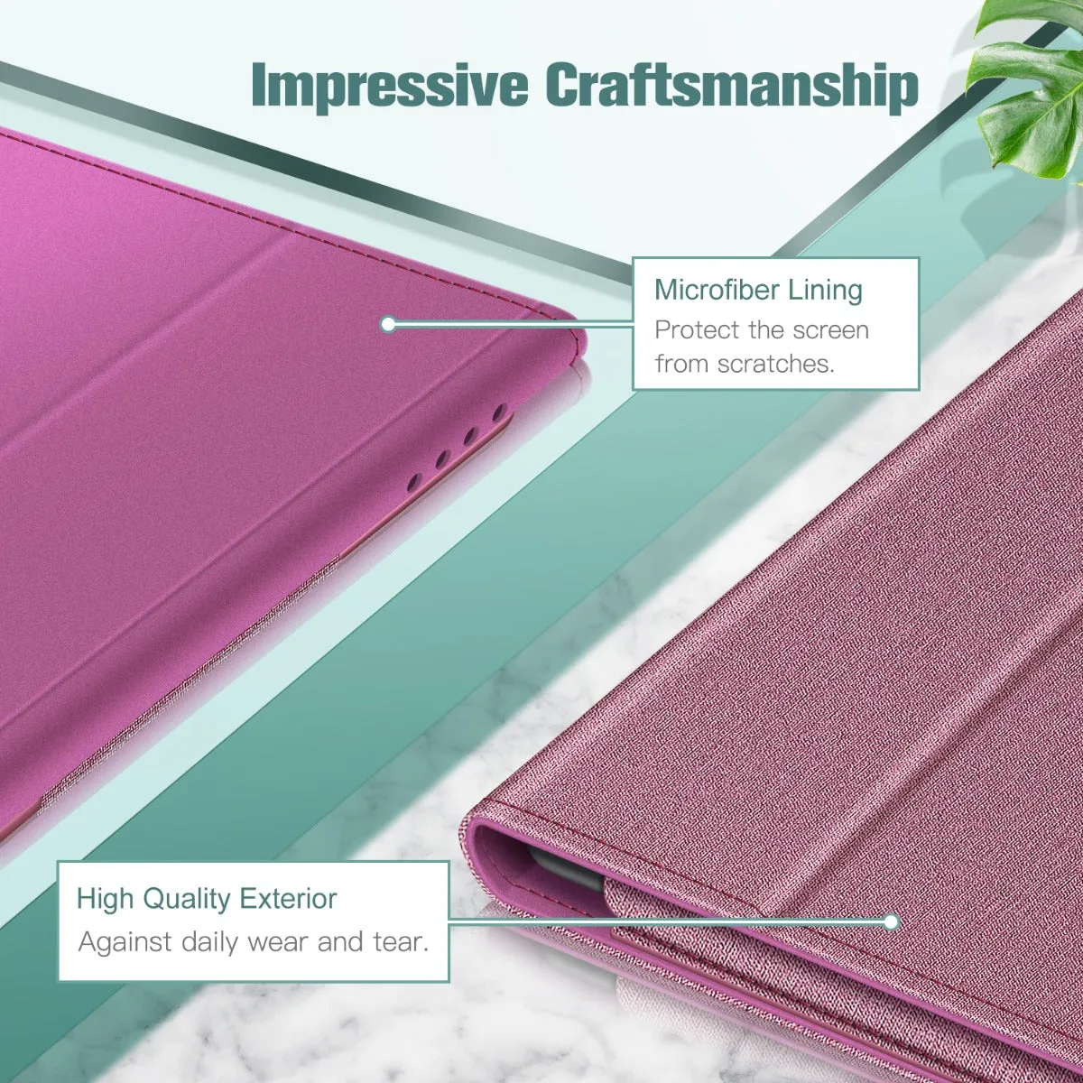 Fire HD 8 / Fire HD 8 Plus (12th/10th Gen, 2024/2022/2020) Folio Case | Fintie