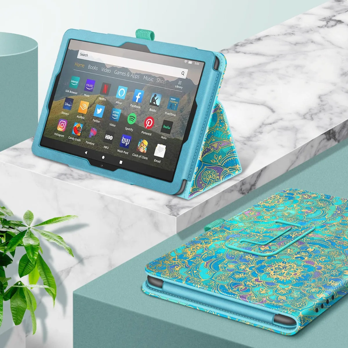 Fire HD 8 / Fire HD 8 Plus (12th/10th Gen, 2024/2022/2020) Folio Case | Fintie