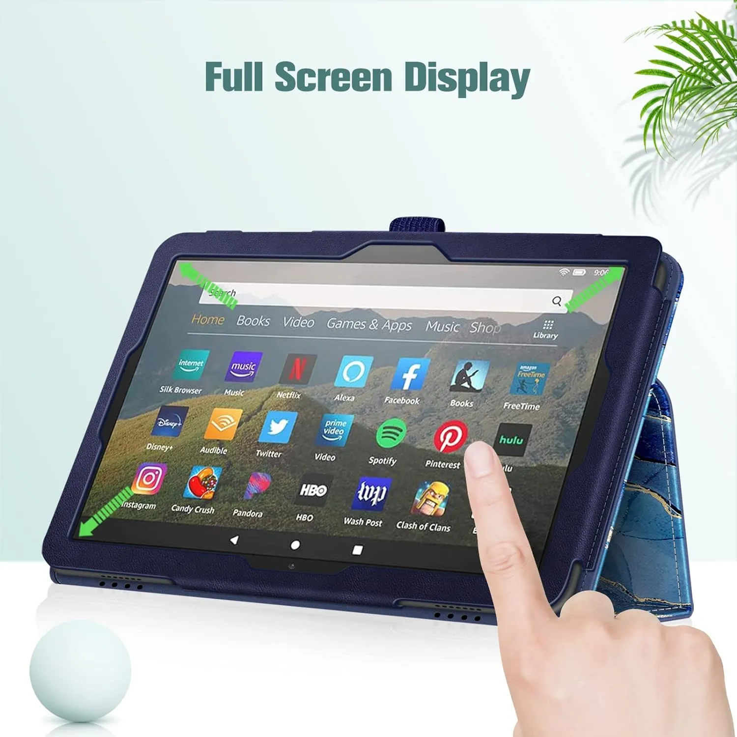 Fire HD 8 / Fire HD 8 Plus (12th/10th Gen, 2024/2022/2020) Folio Case | Fintie