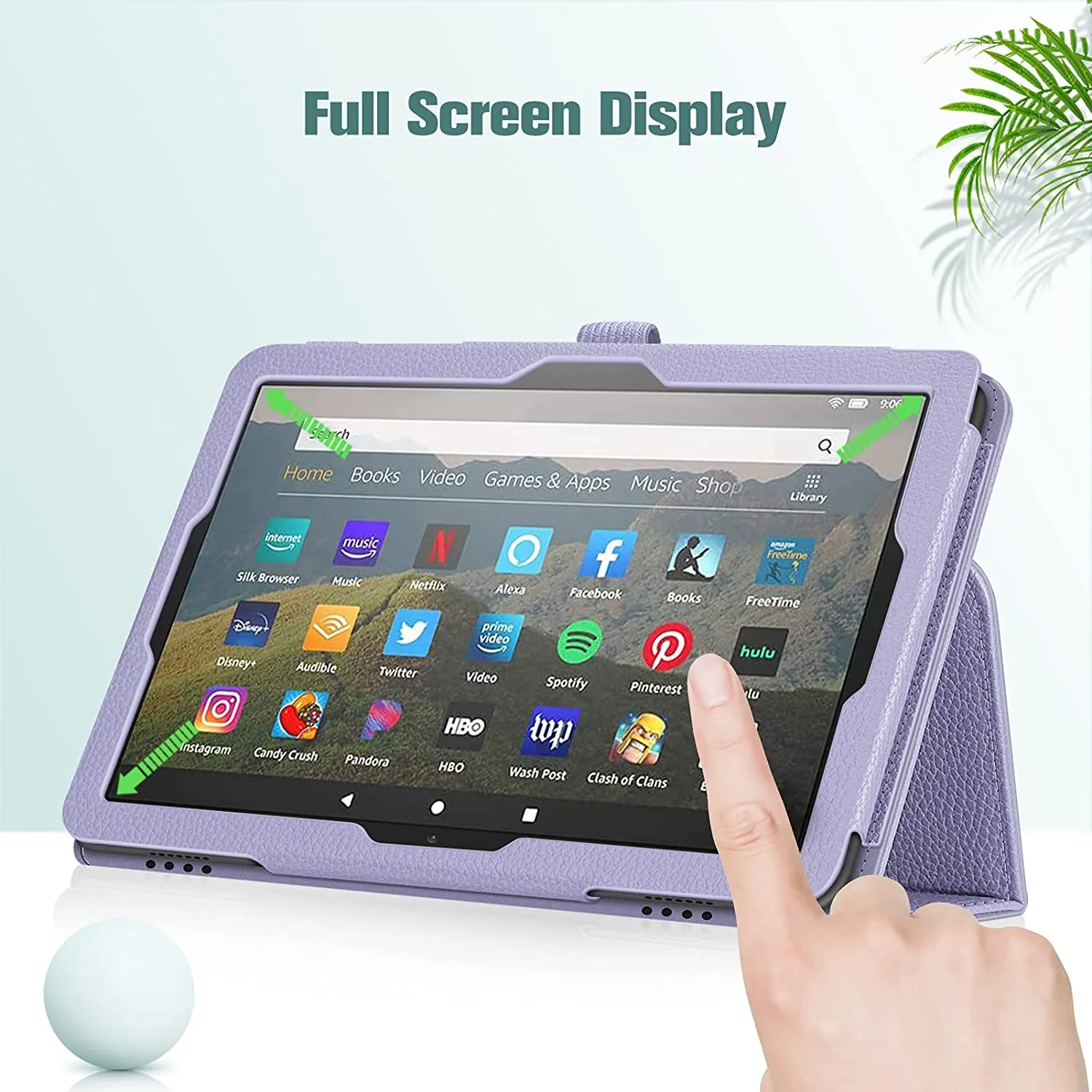 Fire HD 8 / Fire HD 8 Plus (12th/10th Gen, 2024/2022/2020) Folio Case | Fintie