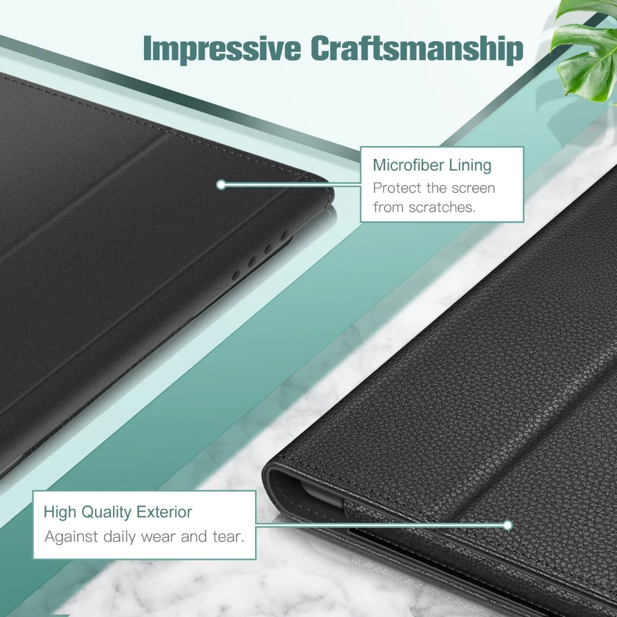 Fire HD 8 / Fire HD 8 Plus (12th/10th Gen, 2024/2022/2020) Folio Case | Fintie