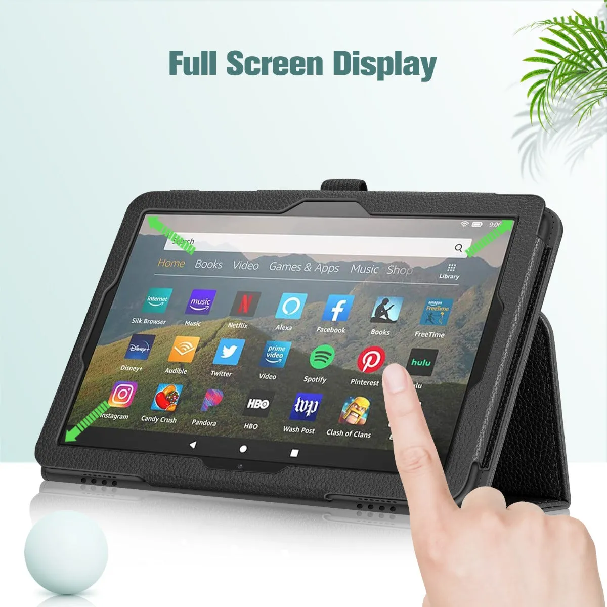 Fire HD 8 / Fire HD 8 Plus (12th/10th Gen, 2024/2022/2020) Folio Case | Fintie