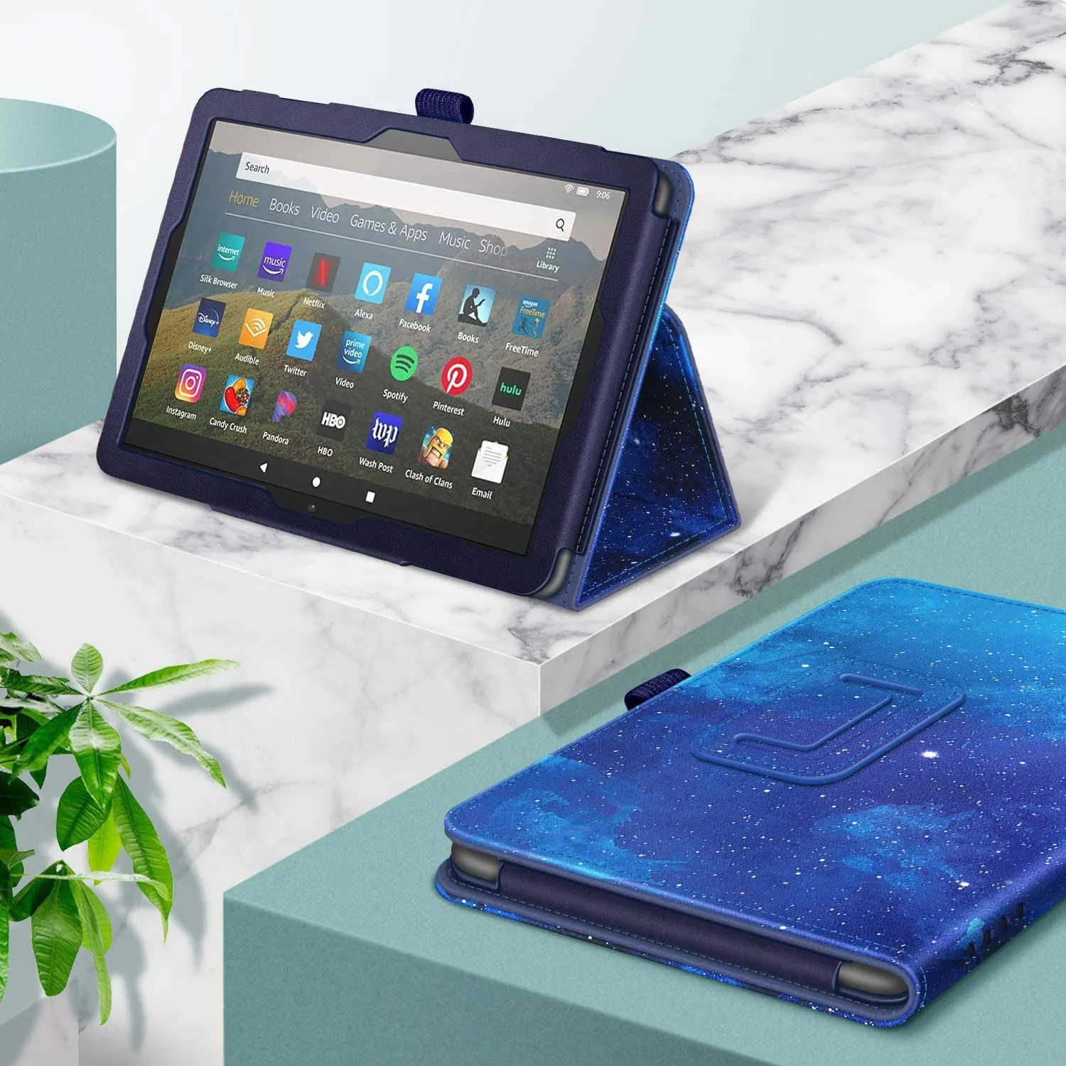 Fire HD 8 / Fire HD 8 Plus (12th/10th Gen, 2024/2022/2020) Folio Case | Fintie