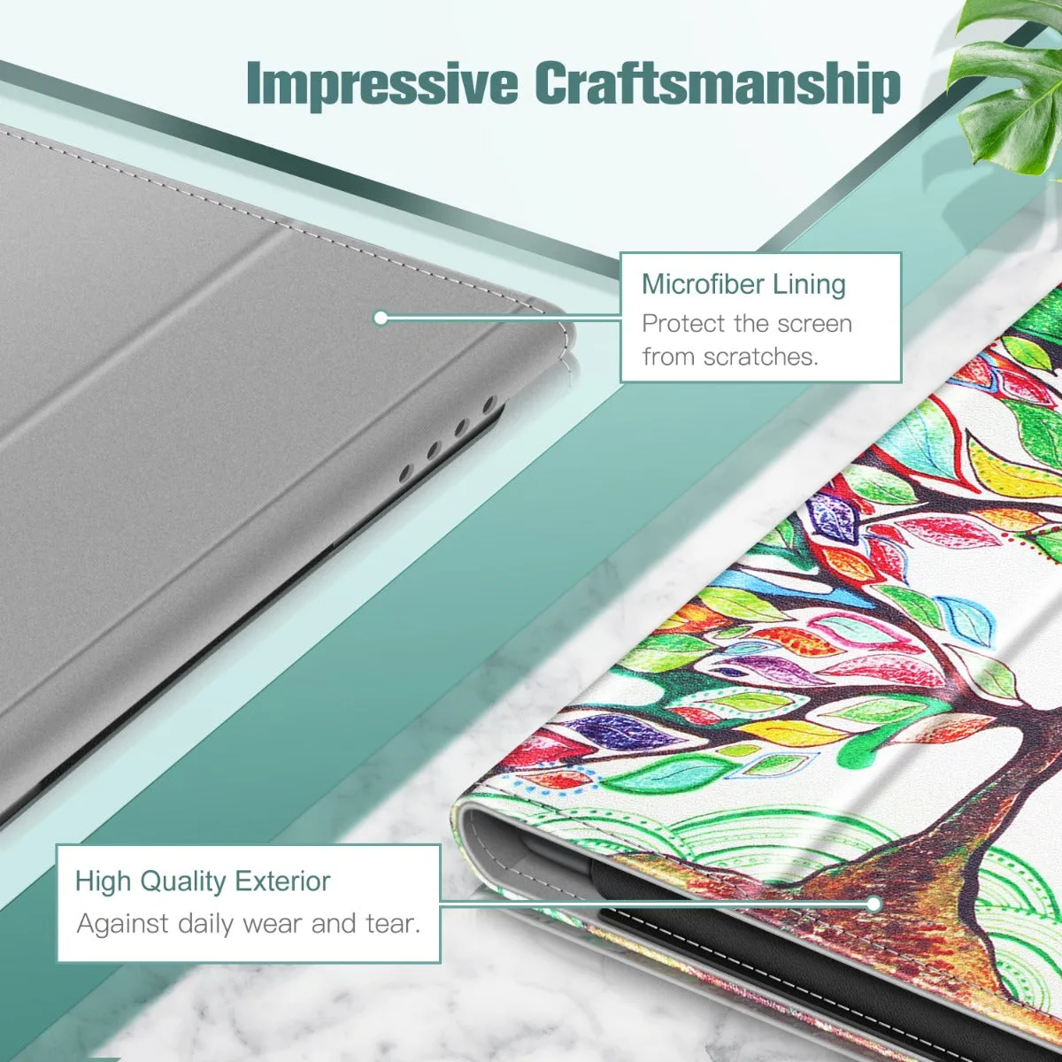 Fire HD 8 / Fire HD 8 Plus (12th/10th Gen, 2024/2022/2020) Folio Case | Fintie